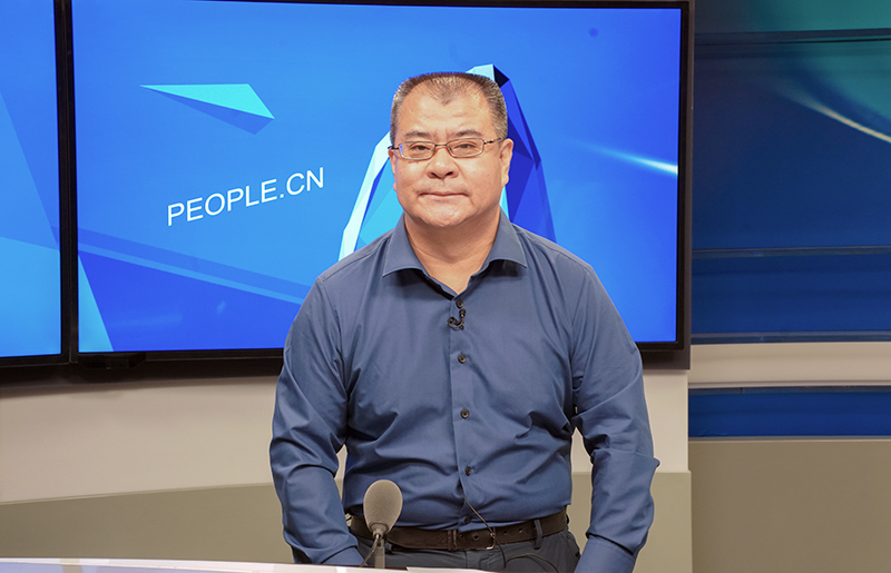 中國東方演藝集團黨委書記、董事長景小勇接受人民網(wǎng)專訪。