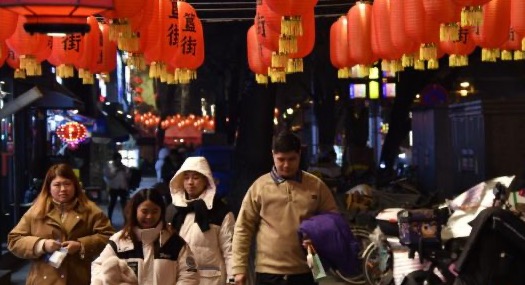 北京街頭年味濃